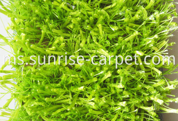 viscose & silk shaggy carpet